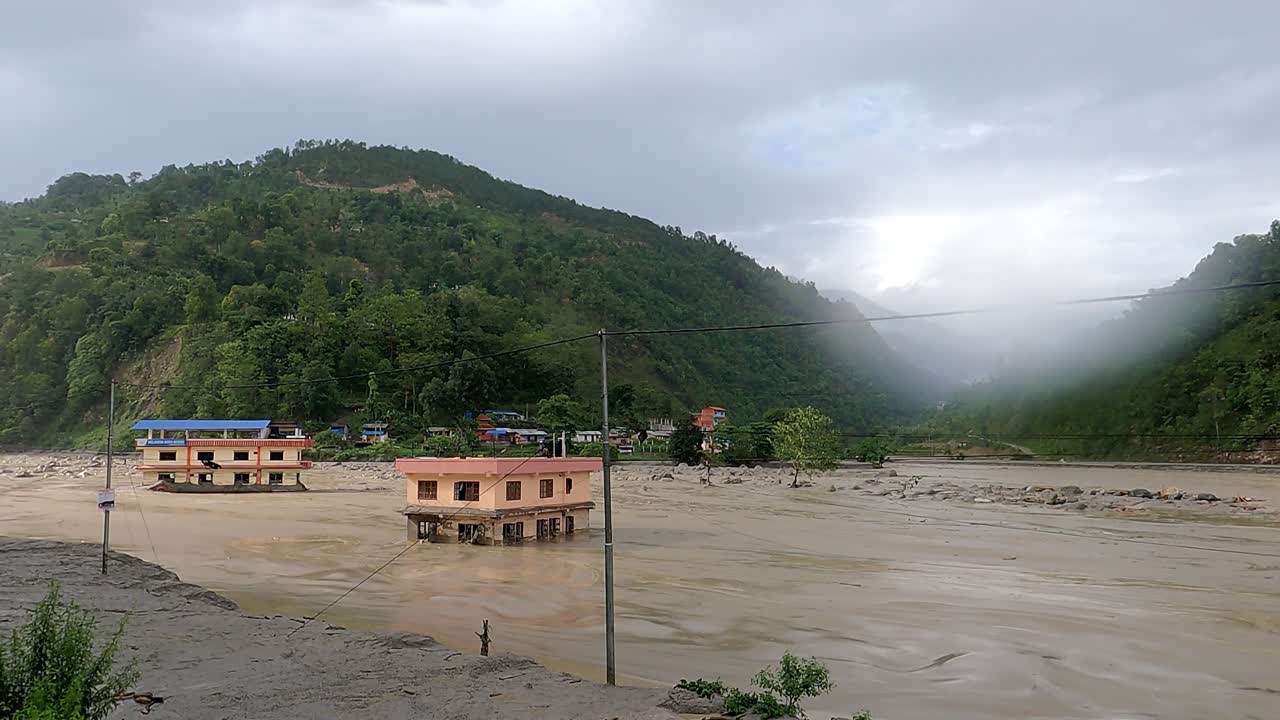 Heavy monsoon rains triggered severe flooding across parts of Nepal, displacing families, destroying homes, and affecting transportation, agriculture, and livelihoods in both urban and rural areas.