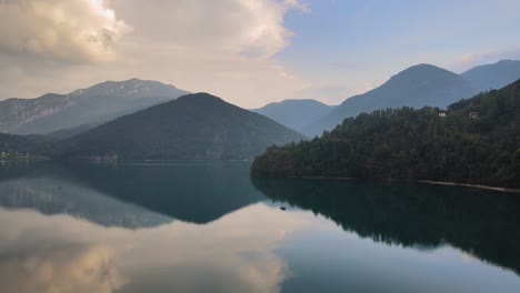 seductively beautiful lake ledro in a lush and extraordinary valley ledro in north italy