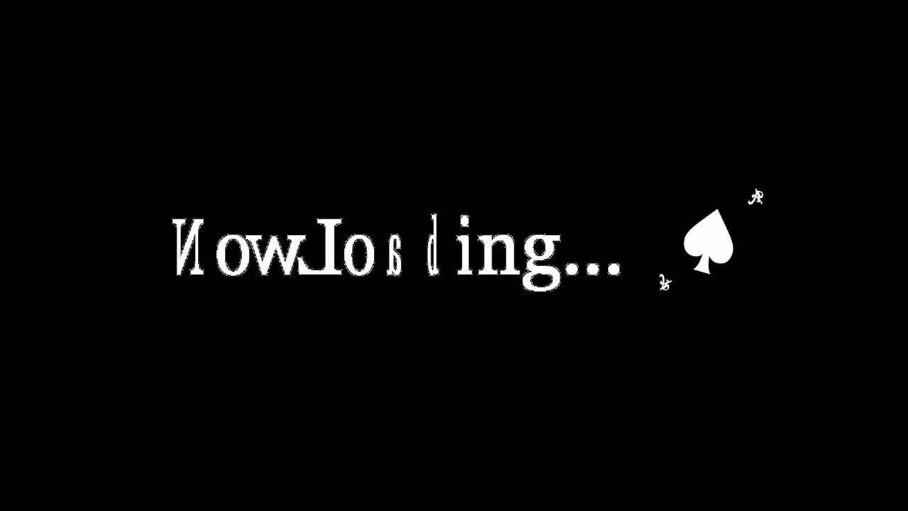 carga de tarjetas de pica animación de texto 1080p - 30 fps - canal alfa