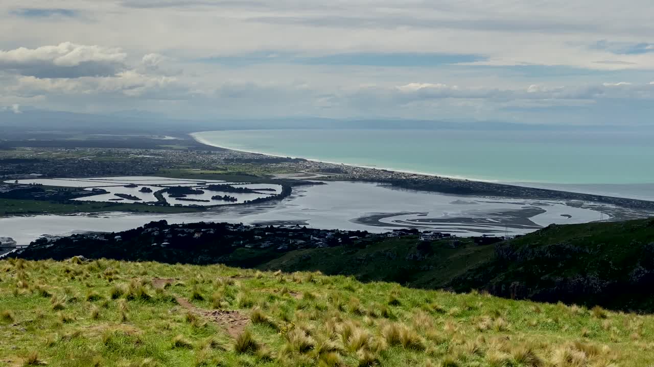 View of Christchurch Southshore from Christchurch Gondola