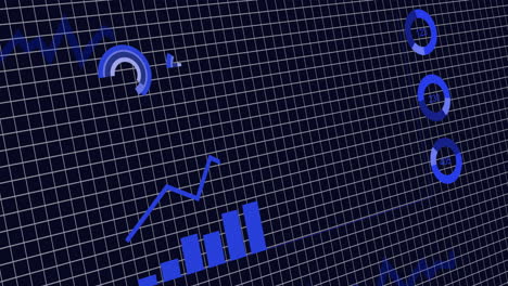 Animación-Del-Procesamiento-De-Datos-Financieros-Sobre-Fondo-Oscuro