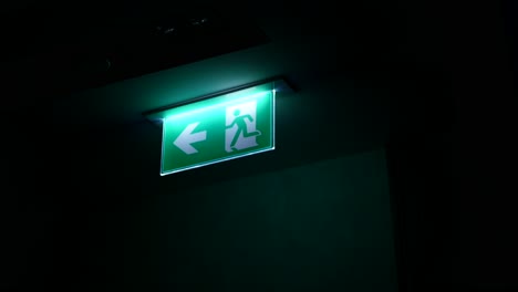 emergency exit sign