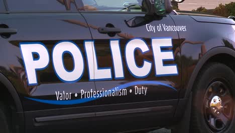 Signo-De-Crucero-De-La-Policía-De-Vancouver-Washington