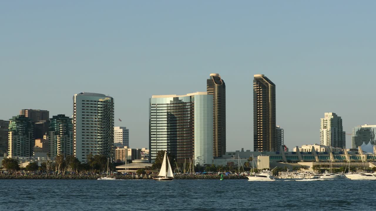 paisaje urbano del centro de san diego, california, estados unidos