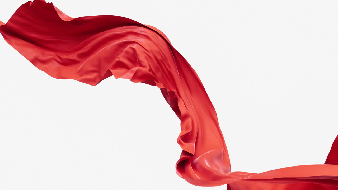 el tejido de la onda que fluye, renderización 3d.