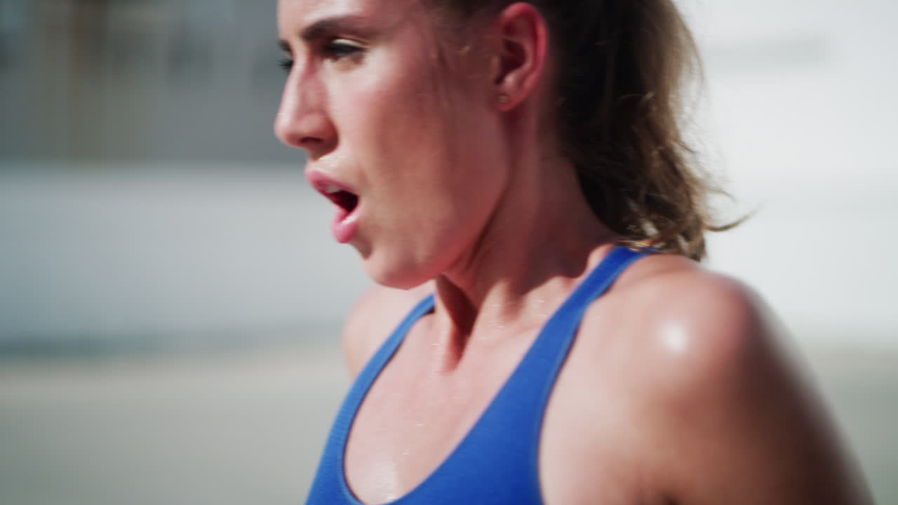 Woman Exercising