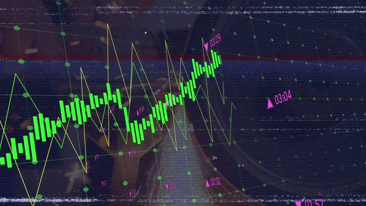 Animering av statistik och bearbetning av finansiella data över rutnät