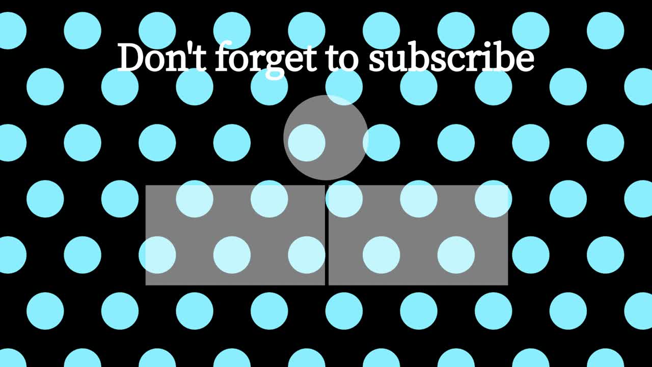 작은 점 배경 엔드 카드 엔딩 스크린 모션 그래픽