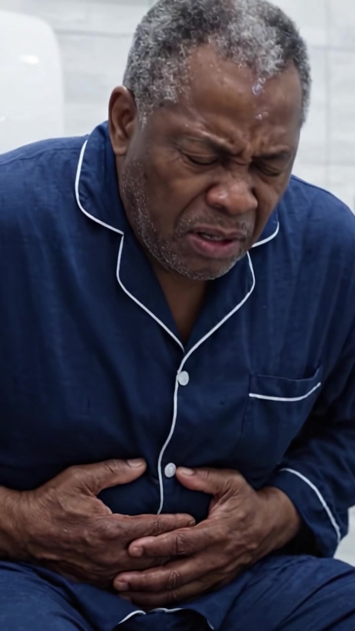 An Elderly Man Experiences Severe Abdominal Discomfort, Highlighting the Importance of Health Awareness and Seeking Prompt Medical Attention for Pain Symptoms