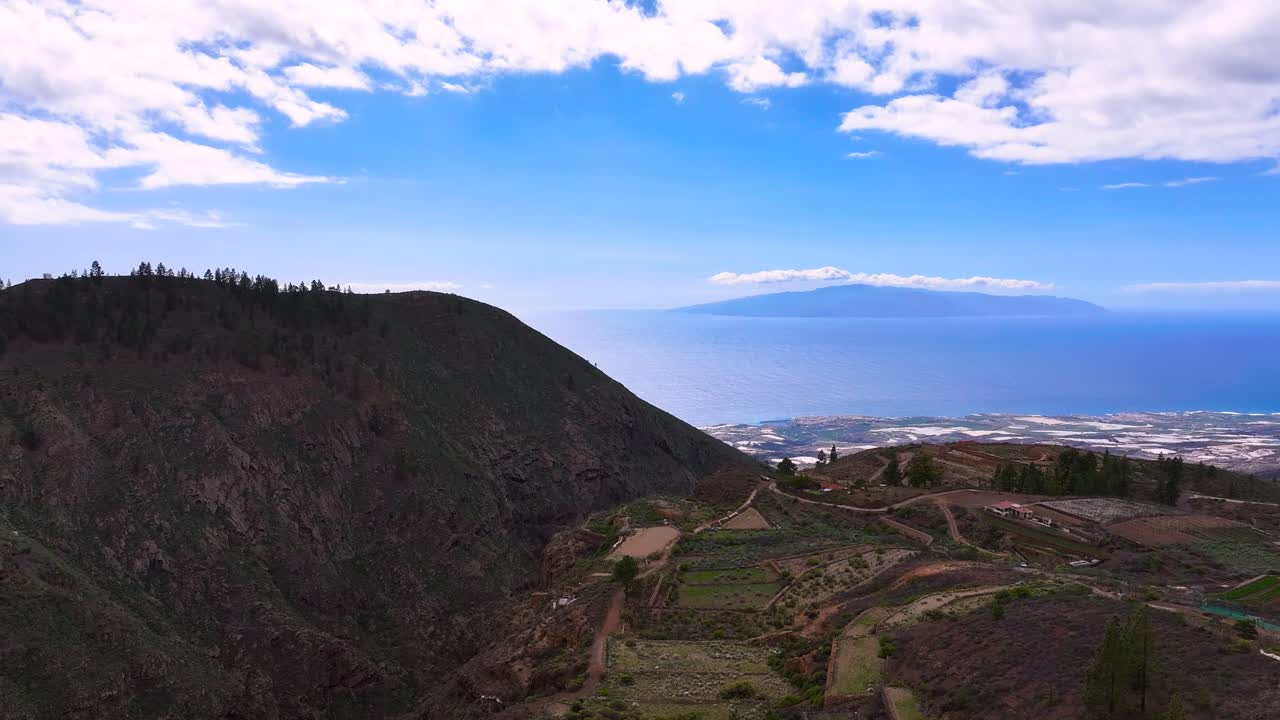 Scenic view of El Choro, Guaria ravine, La Gomera in Canary Islands