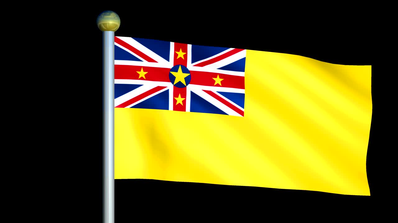 니우에의 큰 루핑 애니메이션 발