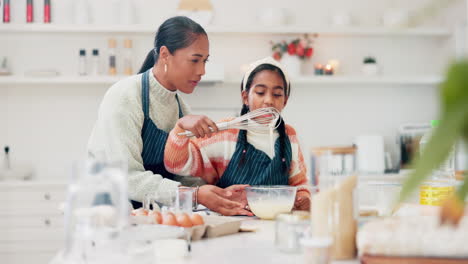 Cooking,-breakfast-and-pancakes-with-mother