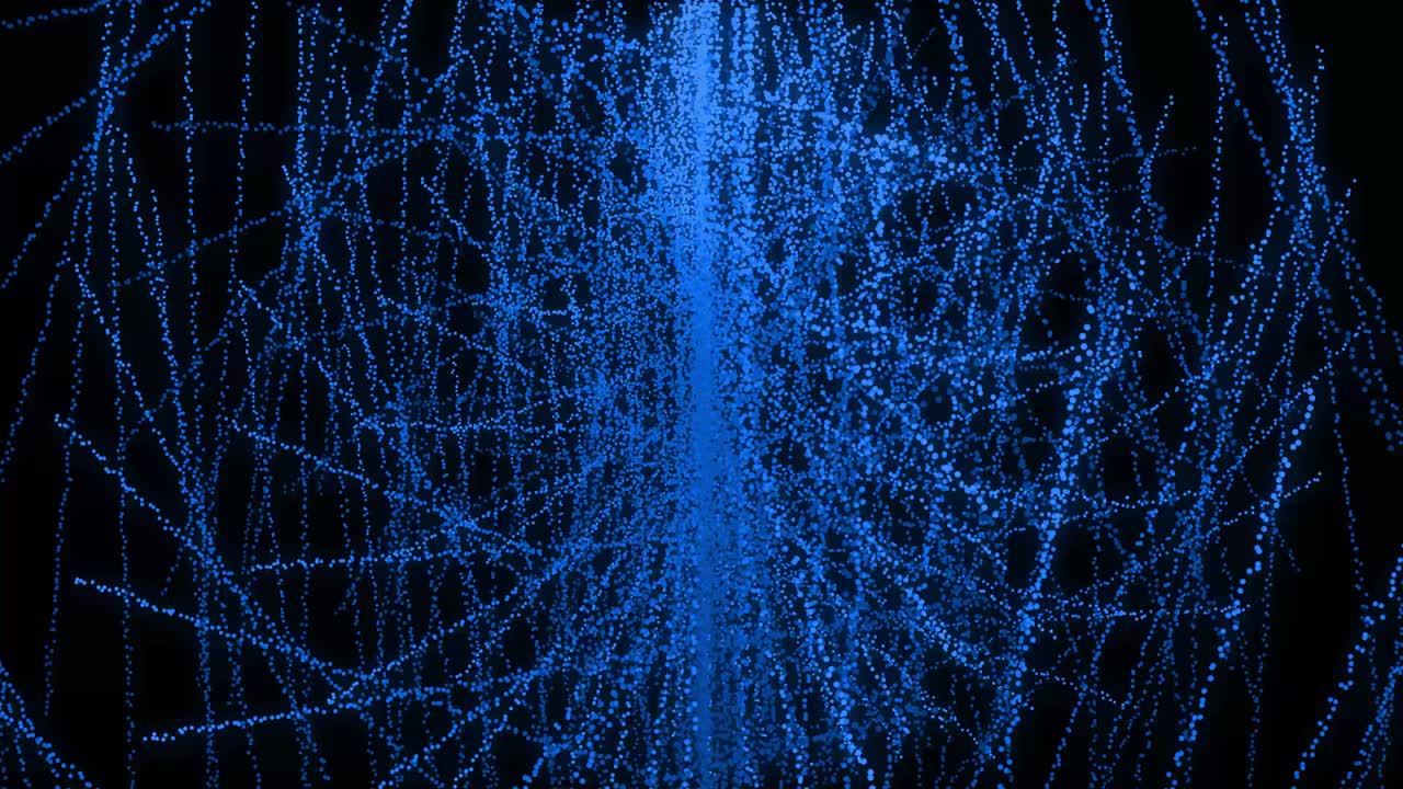 Blue color Dot Shape Pattern animation motion graphics