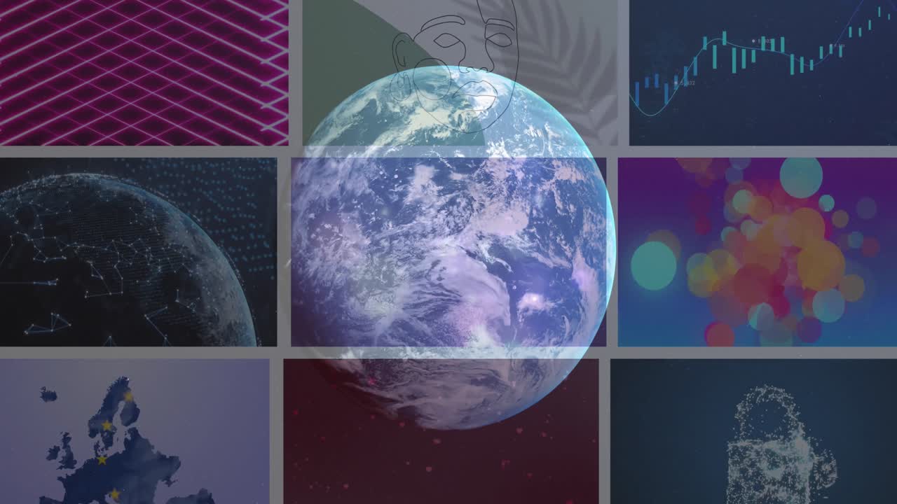 animación de pantallas digitales en todo el mundo