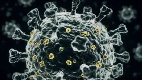 dynamic microscopic views of a virus: an intricate journey through viral structure and behavior captured in stunning detail