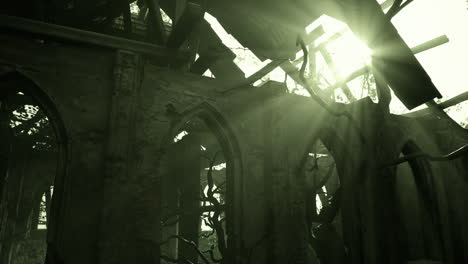 ruins of an abandoned church