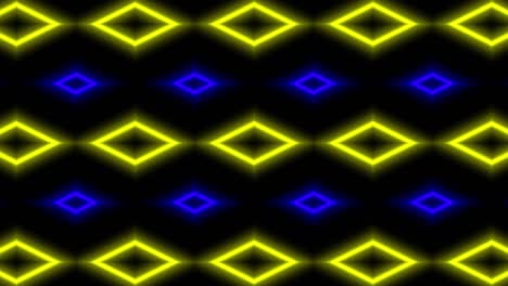 neon geometric pattern illumination animation motion graphics