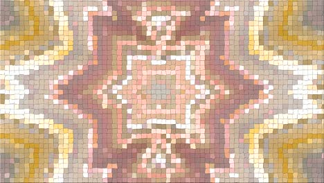 abstract complex pattern from a mosaic. dynamic bright transforming and pulsating composition. looped