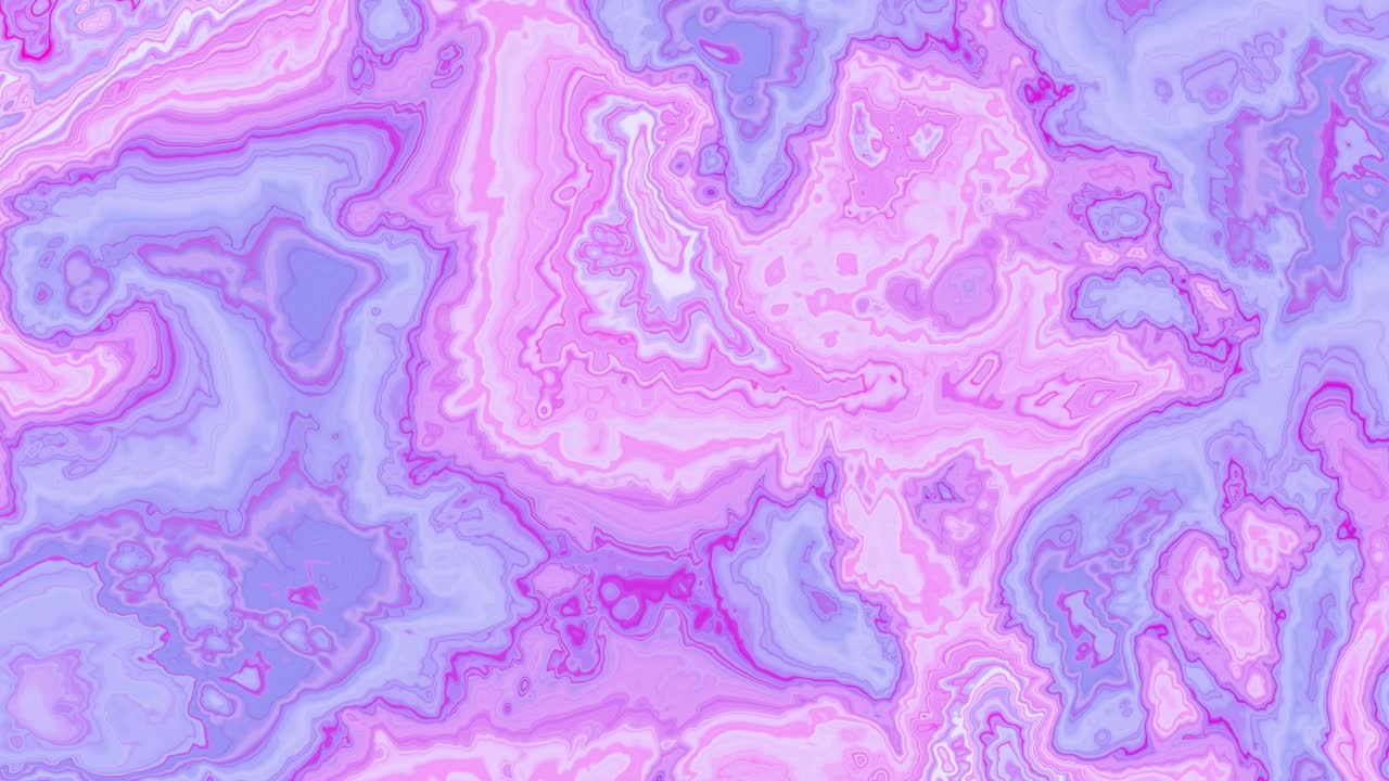 파란색과 빨간색의 추상적인 배경과 움직이는 둥근 모양, 추상적인 파동 효과의 기하학적 영상, 모션 디자인 패턴.