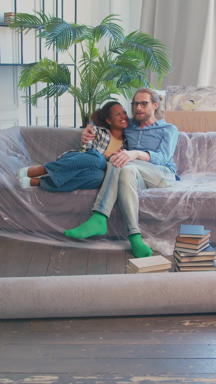 Moving into a new home brings joy and togetherness for a couple