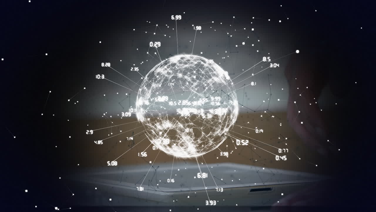 사람 들 을  ⁇ 고 있는 지구 분자 들 의 애니메이션