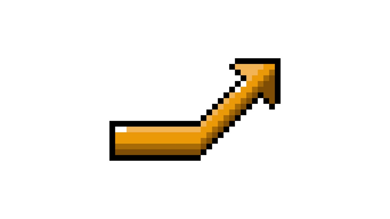 Pixel Art Pop-up Icon Animation with arrow pointing upward from midway (8).mov