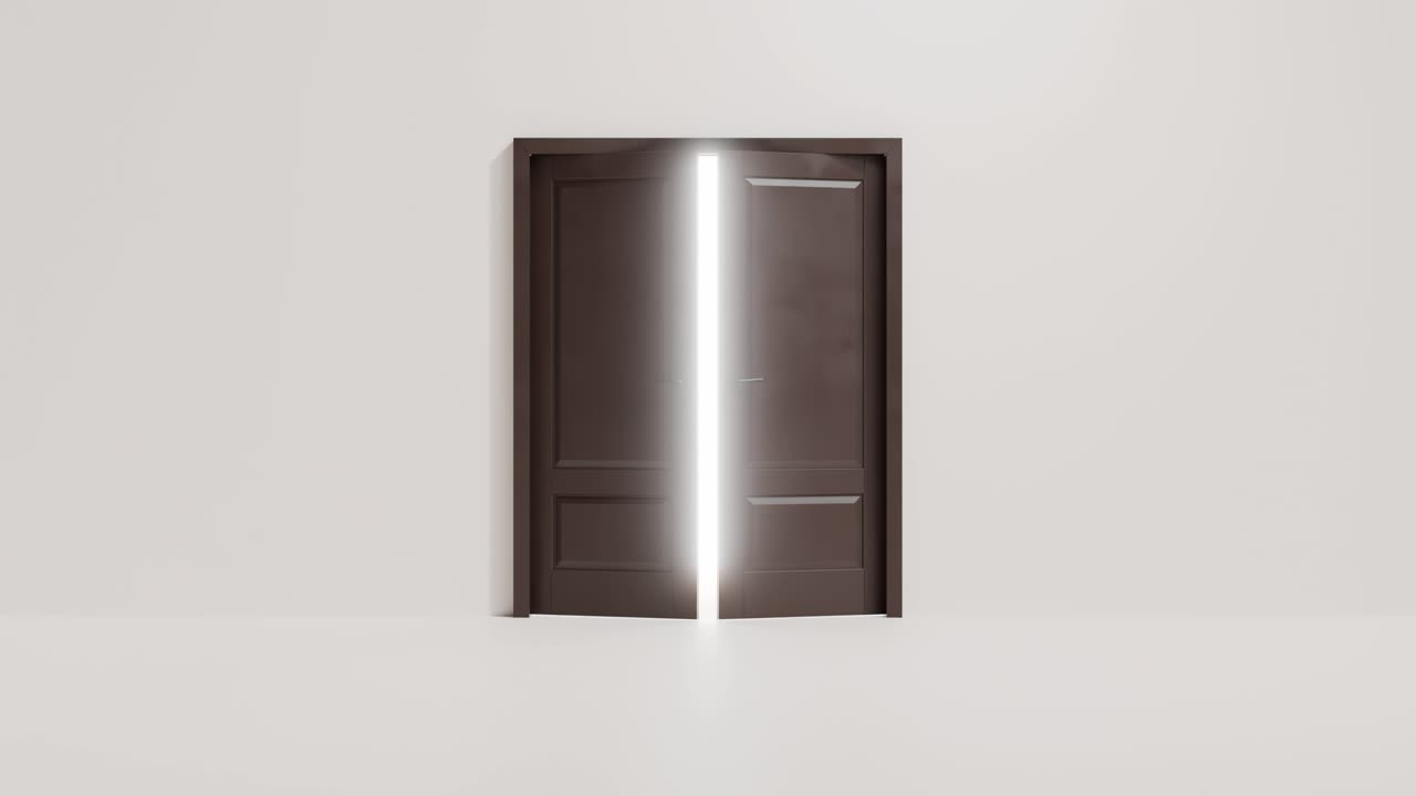 Door opening to bright light