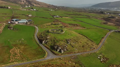 leacanabuaile ringfort, kerry, ireland, march 2022