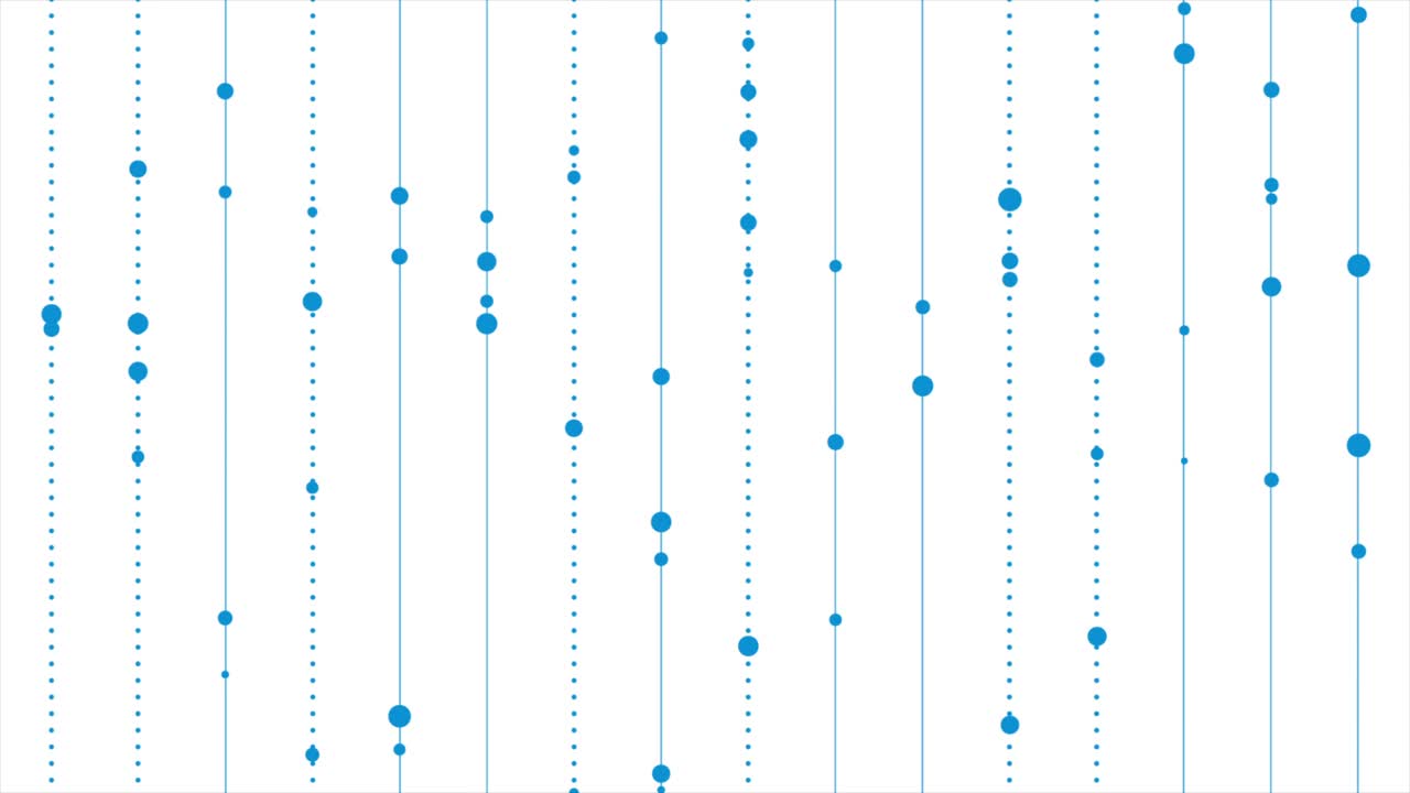 Abstract geometric motion background with lines and circles