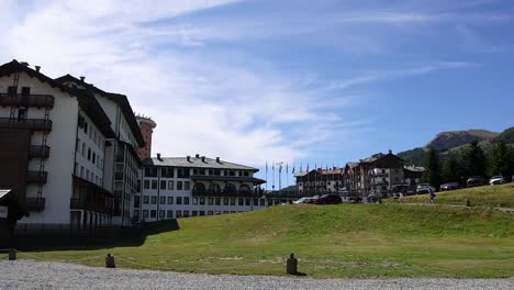 panoramic view of buildings and landscape