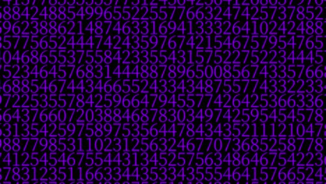 numbers random background animation motion graphics