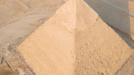 aerial perspective unveils the awe-inspiring great pyramids of giza and the surrounding pyramids plateau in egypt, symbolizing the enduring legacy of ancient civilization and the human ingenuity