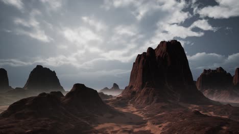 paisaje montañoso del cañón de roca roja