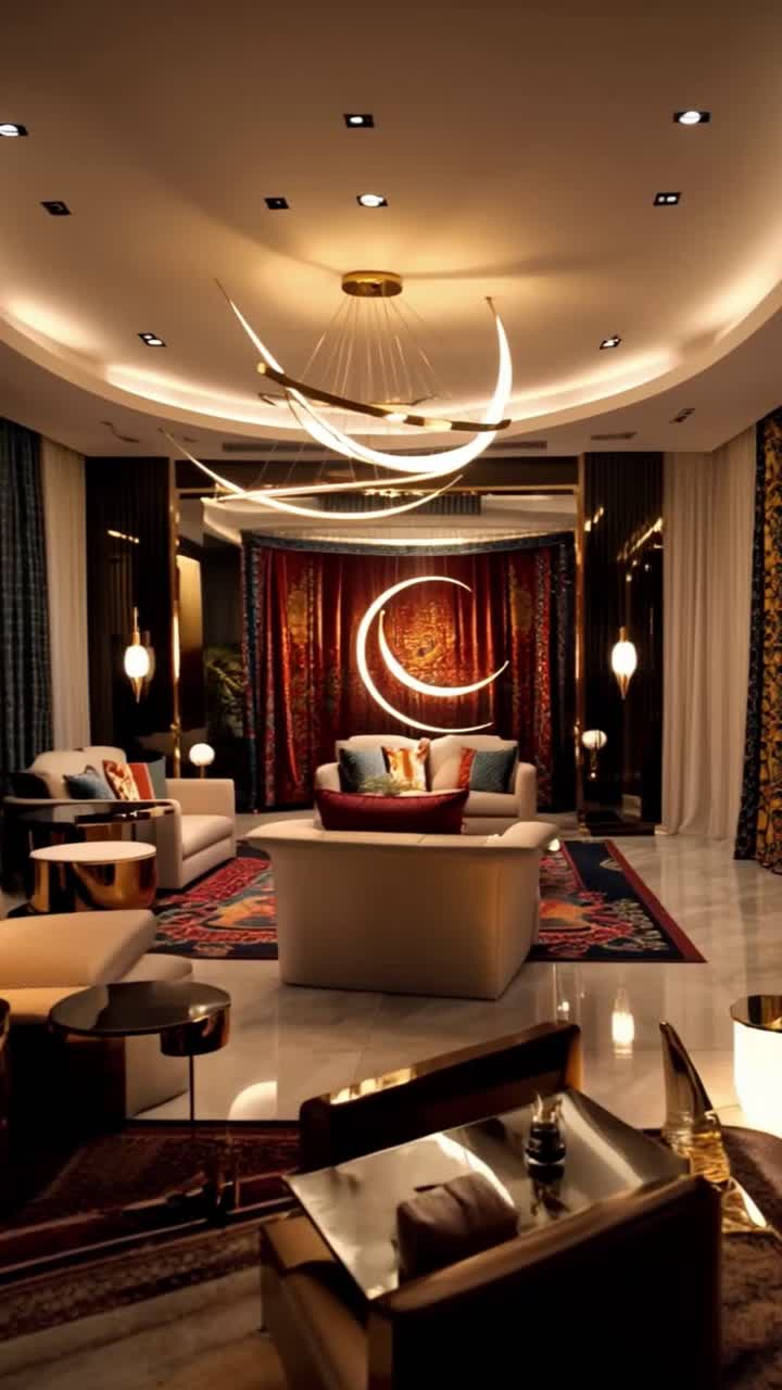 sala de estar moderna de lujo con un toque de elegancia