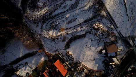 Karpacz-Kolorowa-Schienen-Berg-Polen