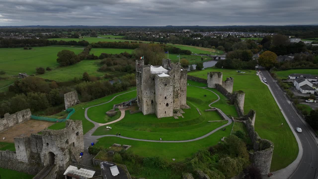castillo de trim, condado de meath, irlanda, octubre de 2023