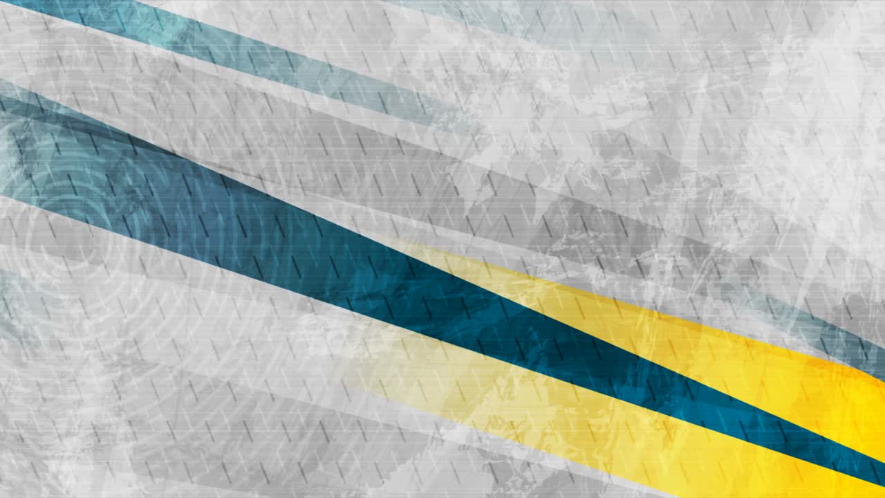 azul, amarillo y gris rayas grunge diseño de movimiento abstracto