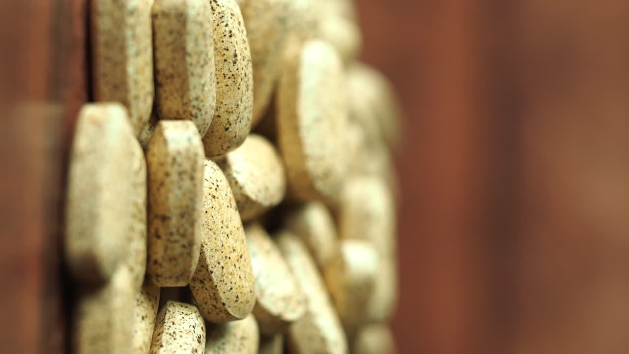 Stacked Light Beige Pills