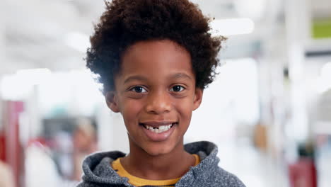 face, education and an african boy student