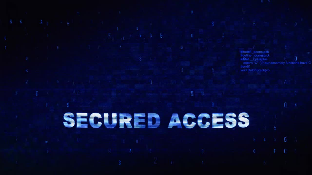 Secure Access Warning
