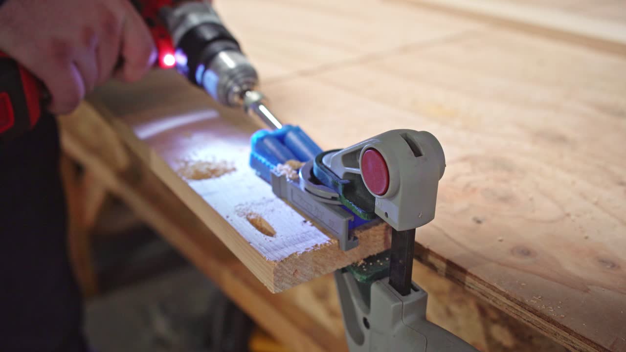 드릴링 포켓 구멍에 사용되는 무선 전기 드릴