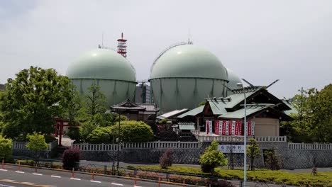 tanque de gasolina en japón, el paisaje de tokio 2022