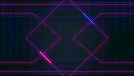 Dynamic-black-and-blue-grid-with-pink-diamond-lines