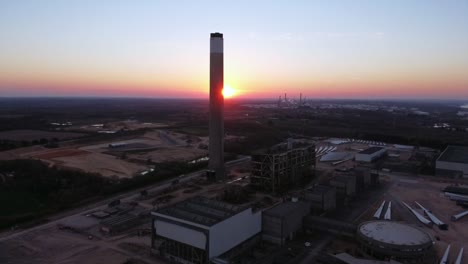 fawley powerstation sunset clip 1