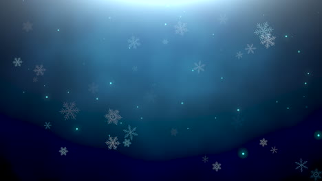 White-snowflakes-and-abstract-bokeh-particles-falling-3