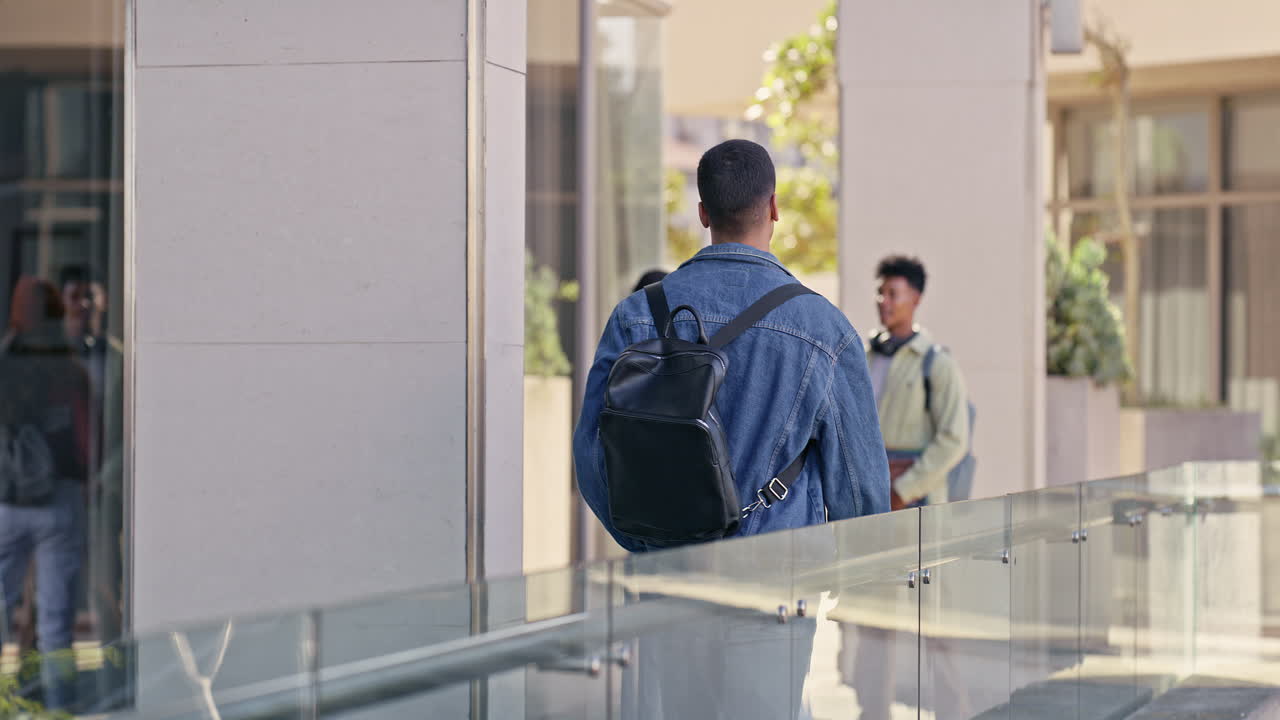 College students on campus