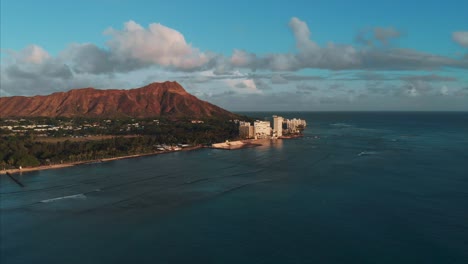 aerial drone footage of honolulu, hawaii