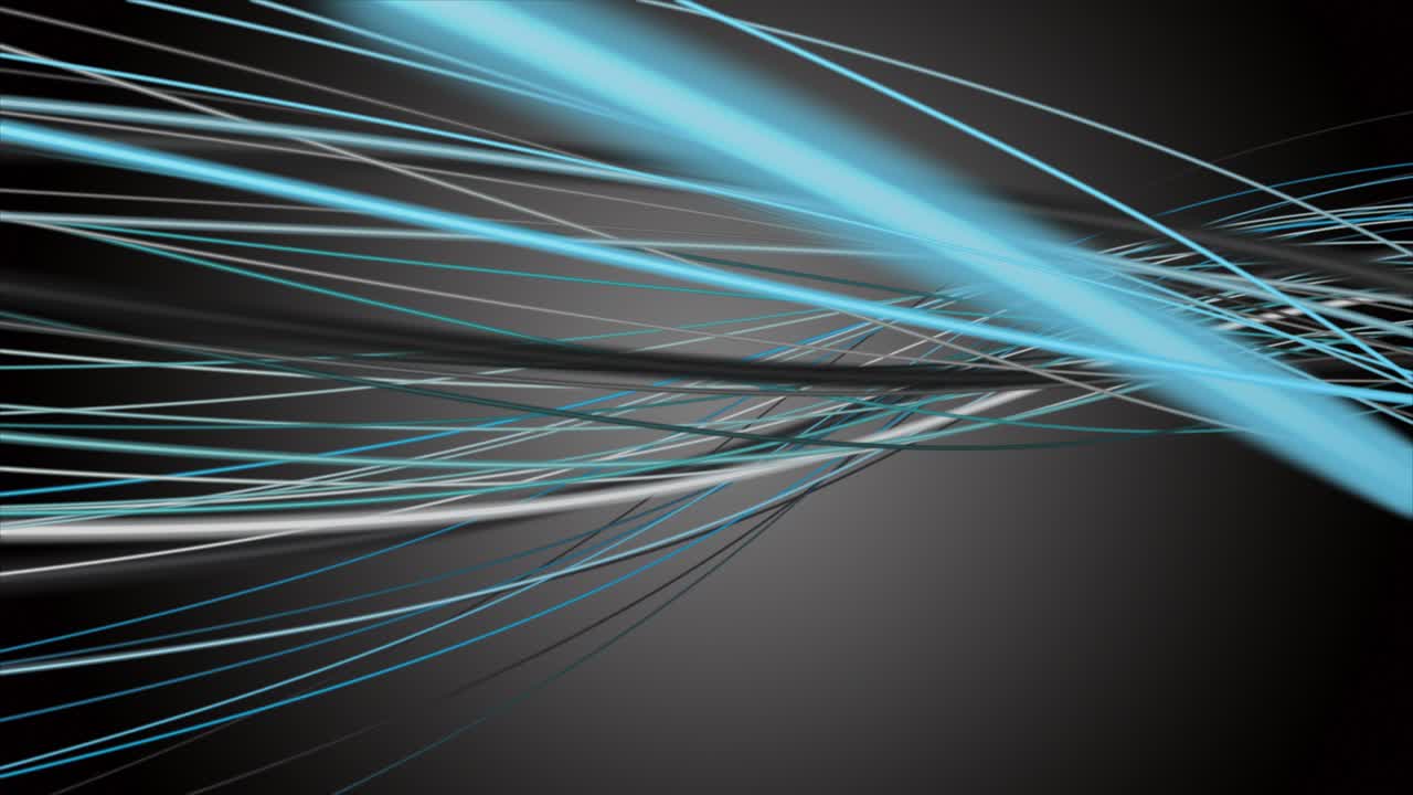 animación futurista con objeto de onda de rayas en cámara lenta, 4096x2304 bucle 4k