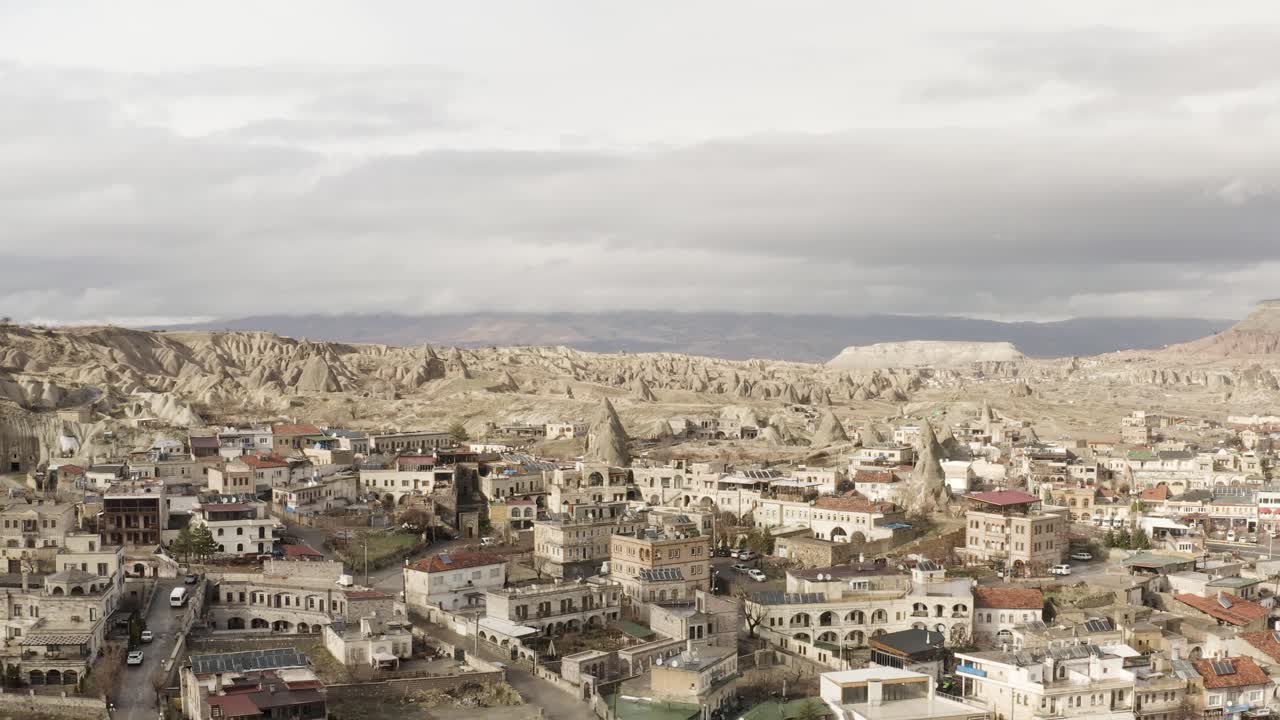Cappadocia, Turkey - Aerial View of the Valley and Ancient City