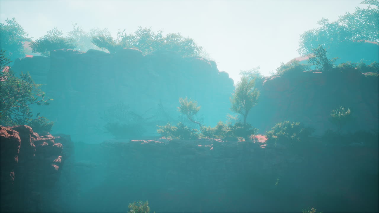 paisaje del valle del monumento en la luz del atardecer